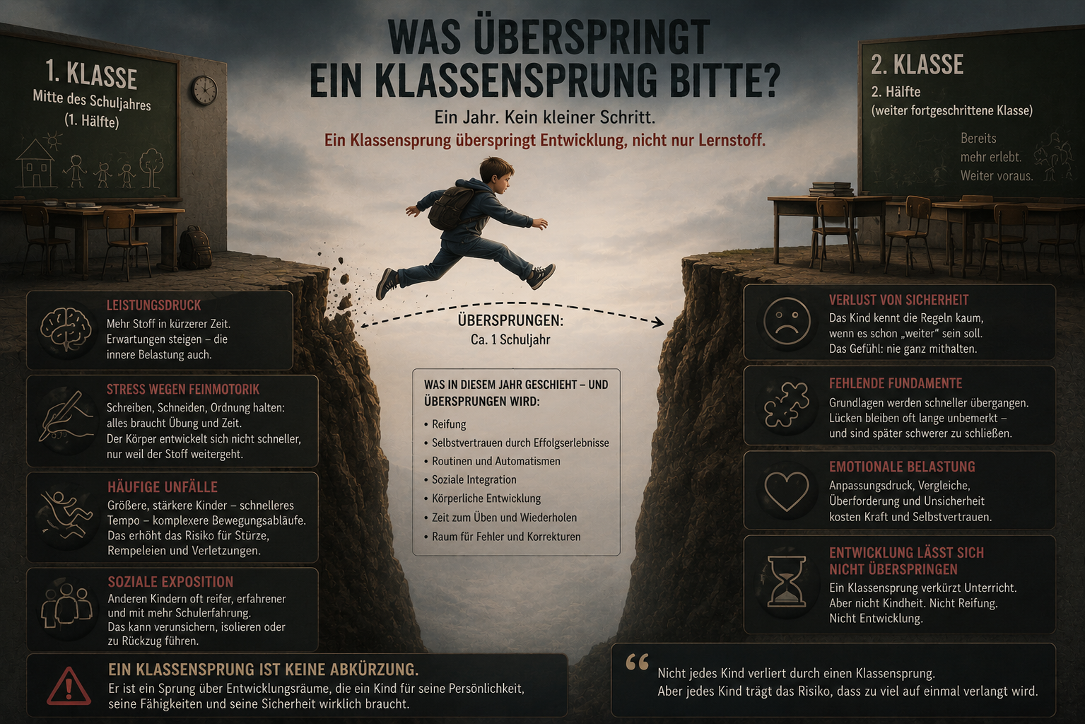 Titelbild zu Was überspringt ein Klassensprung?
