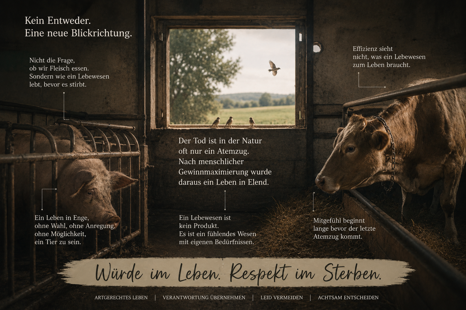 Leben zwischen Produktivität und Menschlichkeit